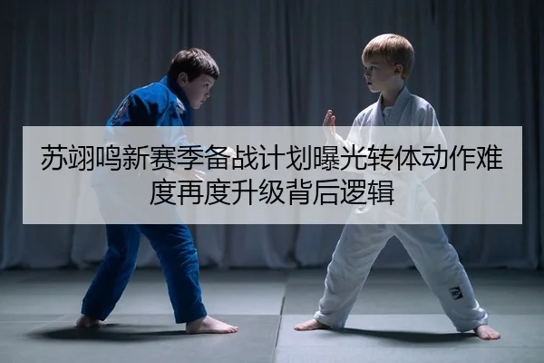 苏翊鸣新赛季备战计划曝光转体动作难度再度升级背后逻辑